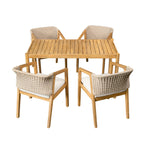 Ensemble de salle à manger de patio 5 pièces Christopher Knight Home