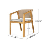 Ensemble de salle à manger de patio 5 pièces Christopher Knight Home