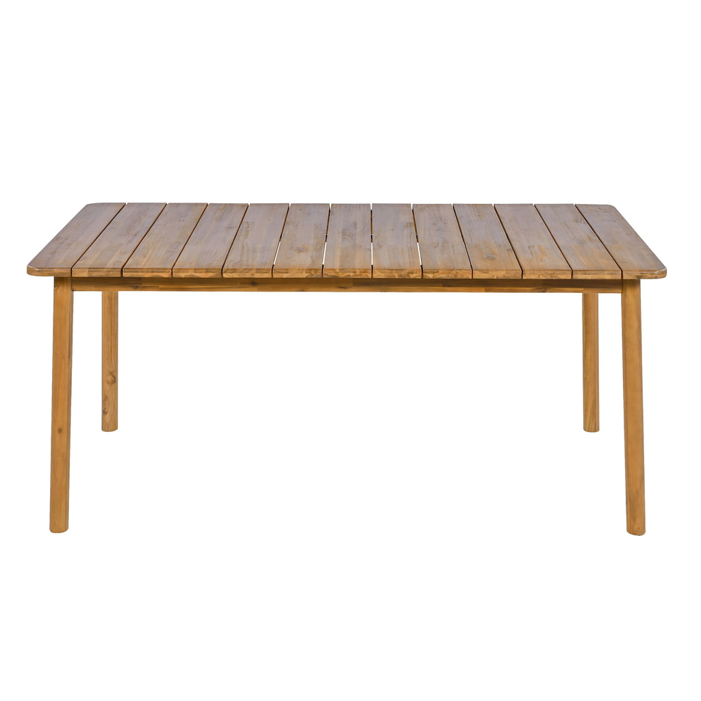 Christopher Knight Home - Ensemble de salle à manger d'extérieur Benjamin en bois d'acacia 7 pièces