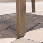 Ensemble de salon de jardin Caydon 4 pièces en bois d'acacia par Christopher Knight Home