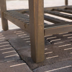 Ensemble de salon de jardin Caydon 4 pièces en bois d'acacia par Christopher Knight Home