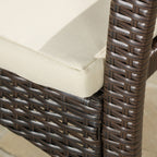 Ensemble bistrot 3 pièces en osier Elba par Christopher Knight Home
