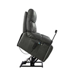 Fauteuil inclinable de massage électrique Christopher Knight Home Motors avec support pour téléphone