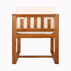 Ensemble de salle à manger d'extérieur 5 pièces en bois d'acacia rustique Christopher Knight Home