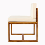 Ensemble de salle à manger d'extérieur 5 pièces en bois d'acacia rustique Christopher Knight Home