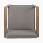 Ensemble de salle à manger d'extérieur 5 pièces en bois d'acacia rustique Christopher Knight Home