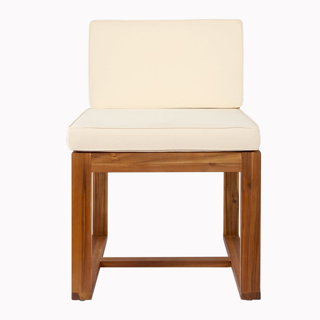 Ensemble de salle à manger d'extérieur 5 pièces en bois d'acacia rustique Christopher Knight Home