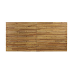 Ensemble de salle à manger d'extérieur 5 pièces en bois d'acacia rustique Christopher Knight Home