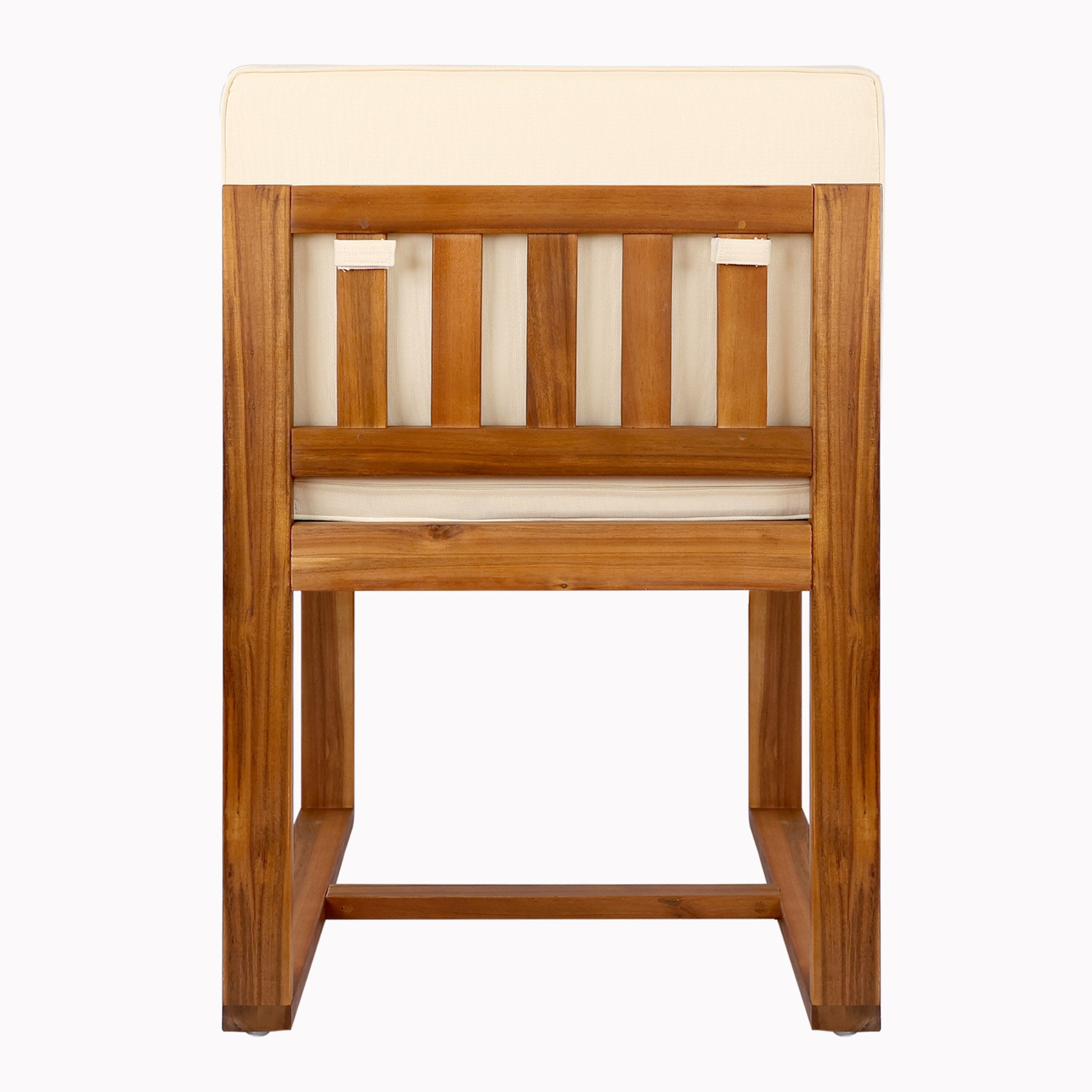 Ensemble de salle à manger d'extérieur 5 pièces en bois d'acacia rustique Christopher Knight Home