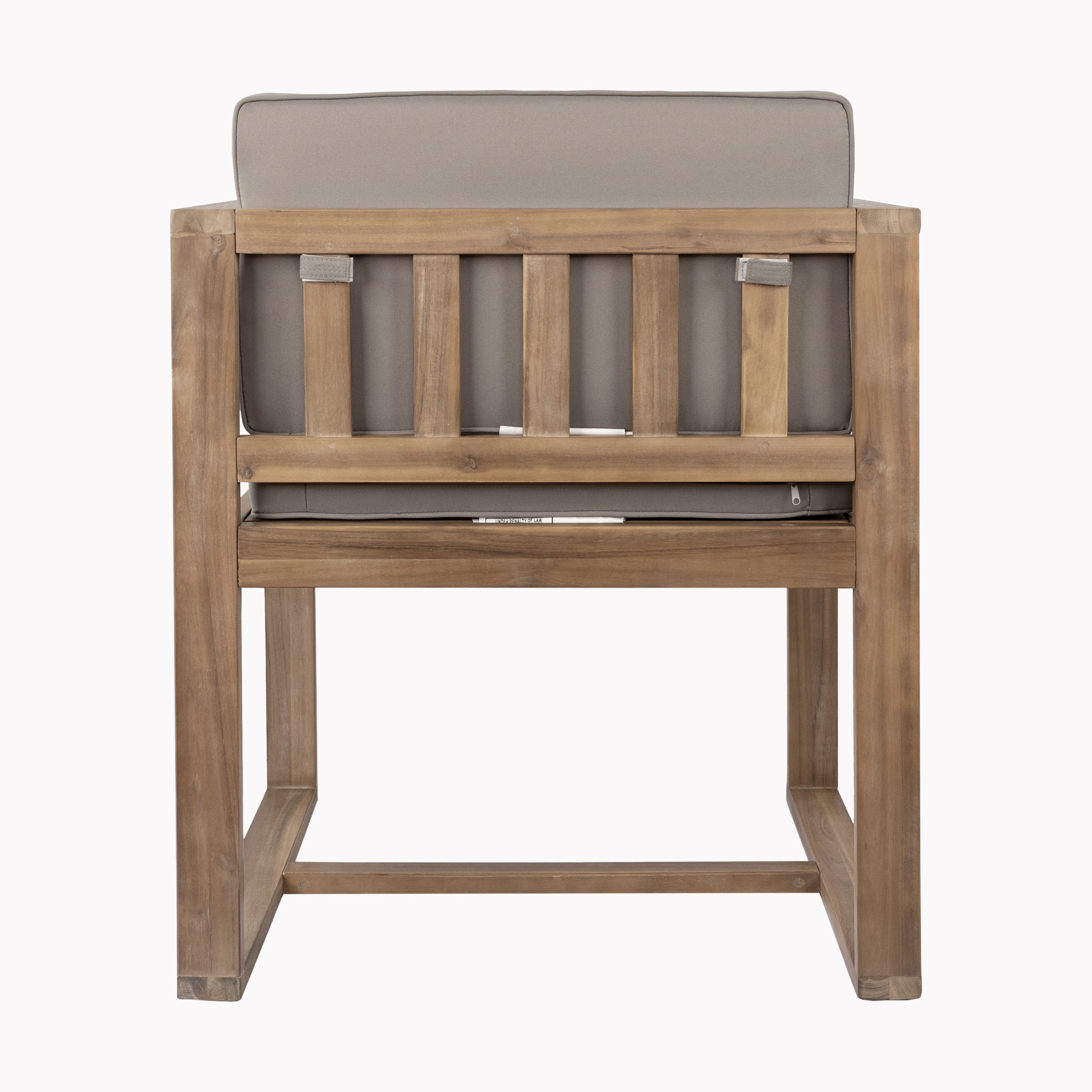 Ensemble de salle à manger d'extérieur 5 pièces en bois d'acacia rustique Christopher Knight Home