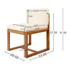 Ensemble de salle à manger d'extérieur 5 pièces en bois d'acacia rustique Christopher Knight Home