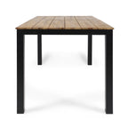 Ensemble de salle à manger d'extérieur 5 pièces en bois d'acacia rustique Christopher Knight Home