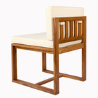 Ensemble de salle à manger d'extérieur 5 pièces en bois d'acacia rustique Christopher Knight Home