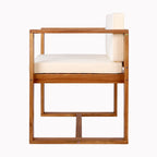 Ensemble de salle à manger d'extérieur 5 pièces en bois d'acacia rustique Christopher Knight Home