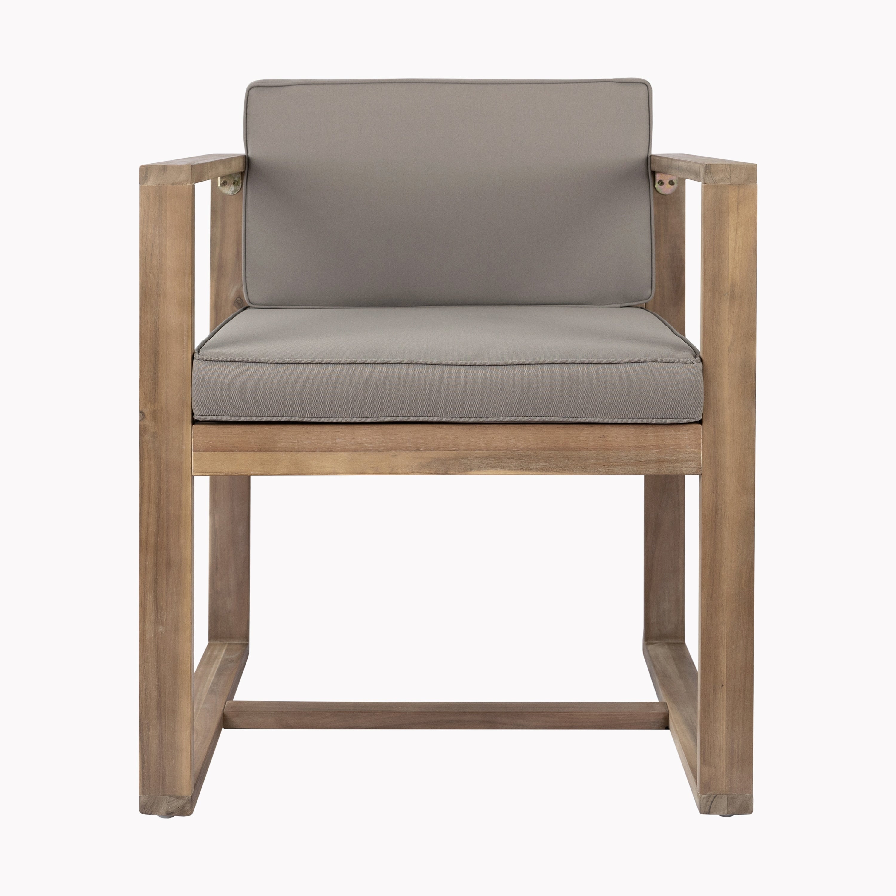 Ensemble de salle à manger d'extérieur 5 pièces en bois d'acacia rustique Christopher Knight Home