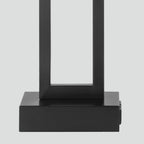 Lampe de table en métal noir avec interrupteur tactile et ports de charge (lot de 2) - 30,5 x 16,5 x 59,7 cm (L x l x H)
