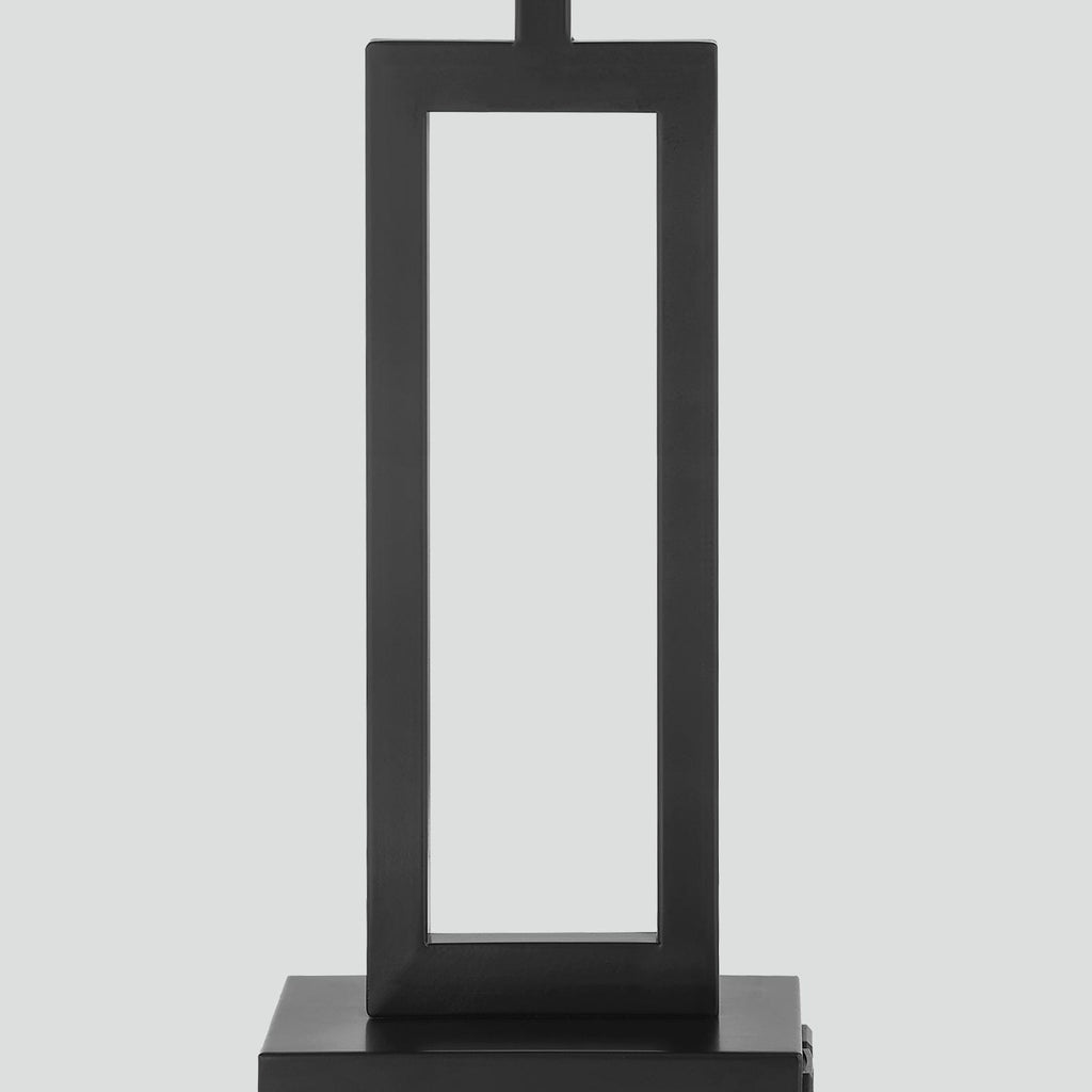 Lampe de table en métal noir avec interrupteur tactile et ports de charge (lot de 2) - 30,5 x 16,5 x 59,7 cm (L x l x H)