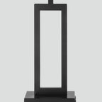 Lampe de table en métal noir avec interrupteur tactile et ports de charge (lot de 2) - 30,5 x 16,5 x 59,7 cm (L x l x H)