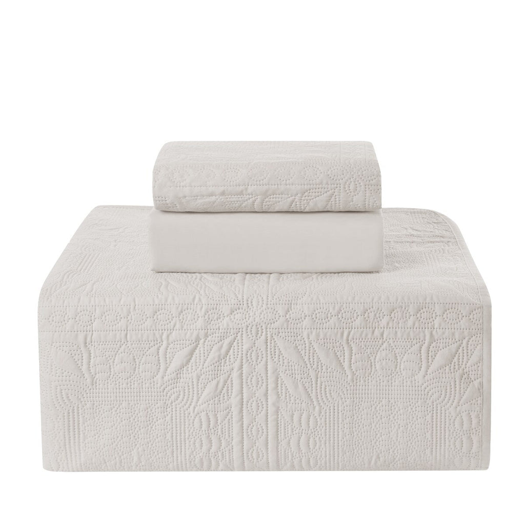Parure de lit Clara Clark pour tout-petits, ensemble couvre-lit 3 pièces, couette matelassée toutes saisons, drap-housse et taie d'oreiller