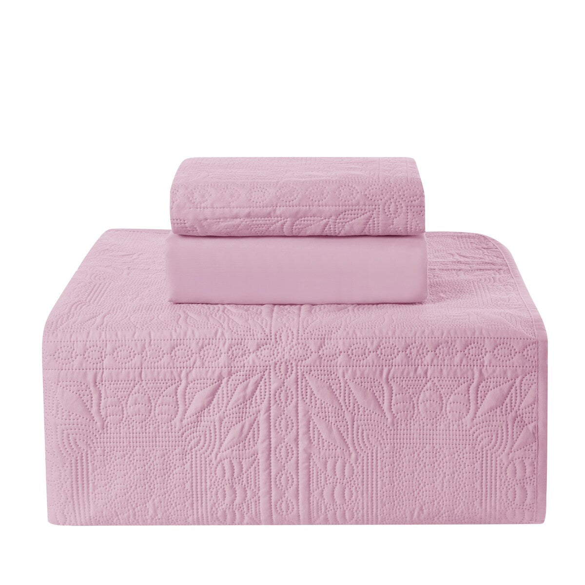 Parure de lit Clara Clark pour tout-petits, ensemble couvre-lit 3 pièces, couette matelassée toutes saisons, drap-housse et taie d'oreiller