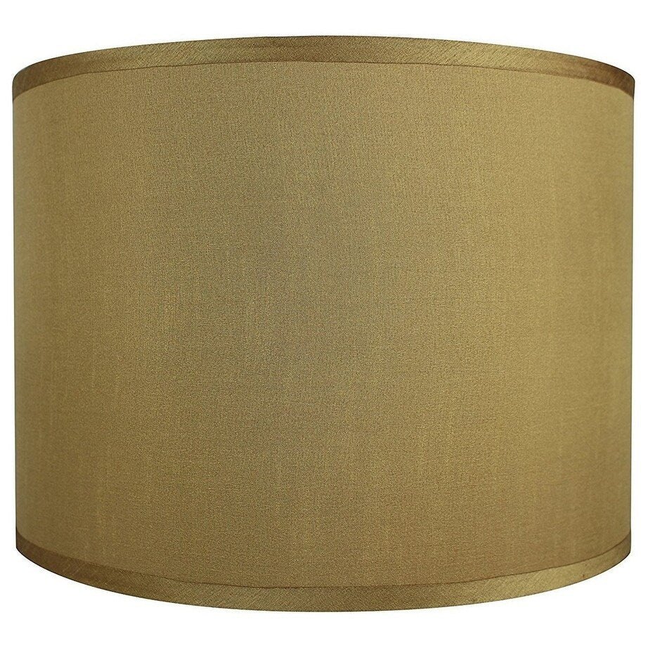 Abat-jour tambour classique en fausse soie de 8 à 16 pouces disponible