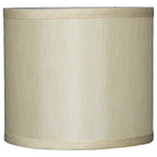 Abat-jour tambour classique en fausse soie de 8 à 16 pouces disponible