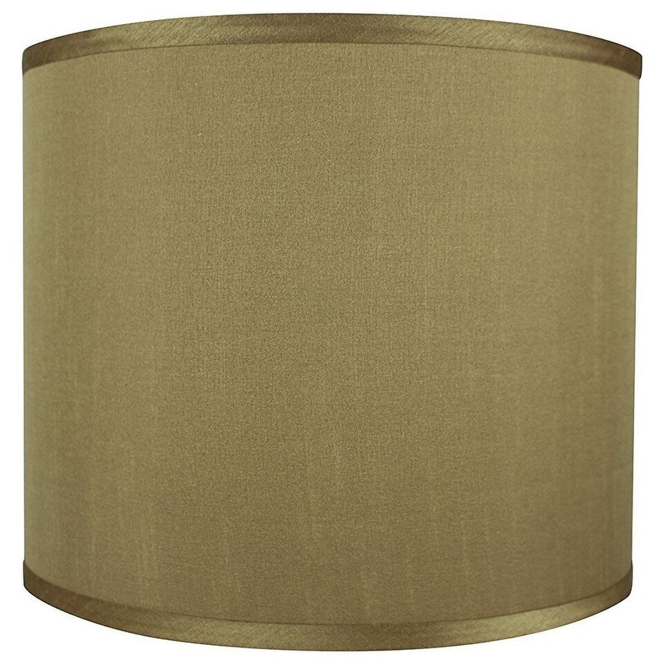 Abat-jour tambour classique en fausse soie de 8 à 16 pouces disponible