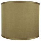 Abat-jour tambour classique en fausse soie de 8 à 16 pouces disponible
