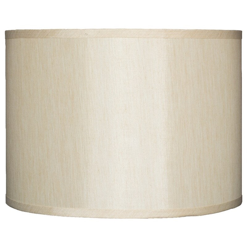 Abat-jour tambour classique en fausse soie de 8 à 16 pouces disponible