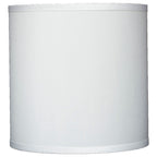 Abat-jour tambour classique en fausse soie de 8 à 16 pouces disponible