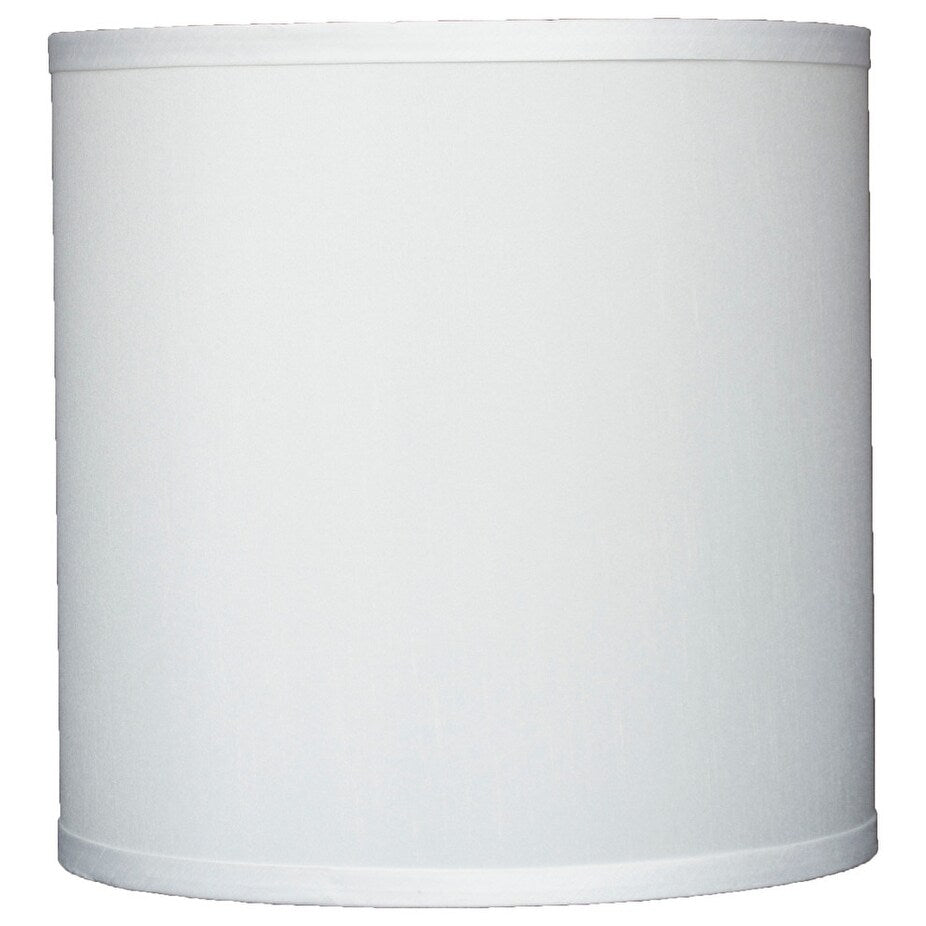 Abat-jour tambour classique en fausse soie de 8 à 16 pouces disponible
