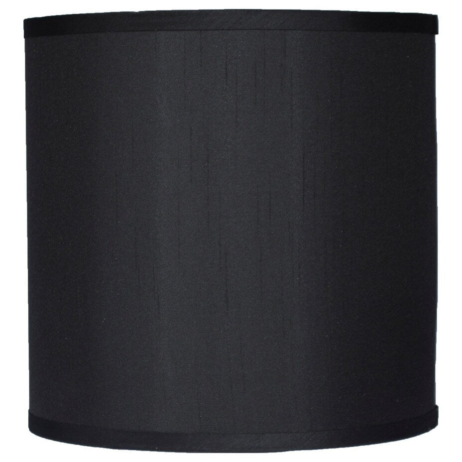 Abat-jour tambour classique en fausse soie de 8 à 16 pouces disponible