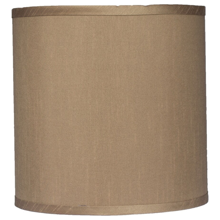 Abat-jour tambour classique en fausse soie de 8 à 16 pouces disponible