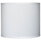 Abat-jour tambour classique en fausse soie de 8 à 16 pouces disponible