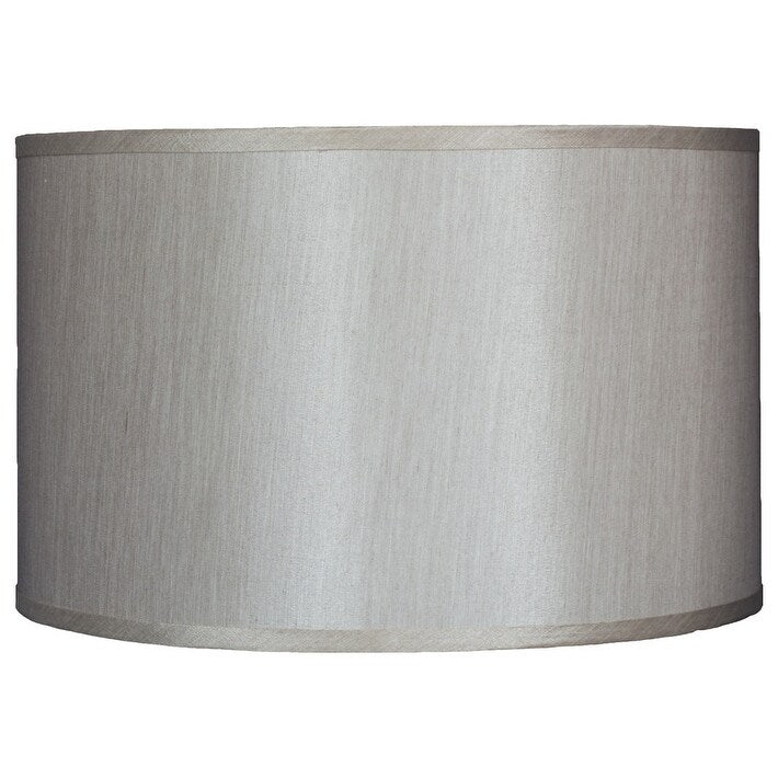 Abat-jour tambour classique en fausse soie de 8 à 16 pouces disponible