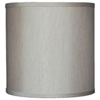 Abat-jour tambour classique en fausse soie de 8 à 16 pouces disponible