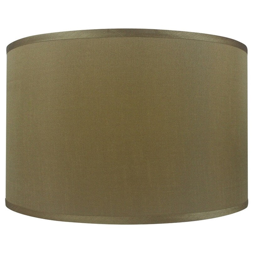 Abat-jour tambour classique en fausse soie de 8 à 16 pouces disponible
