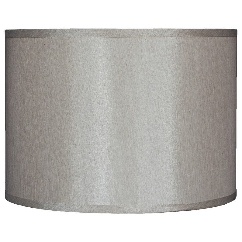 Abat-jour tambour classique en fausse soie de 8 à 16 pouces disponible
