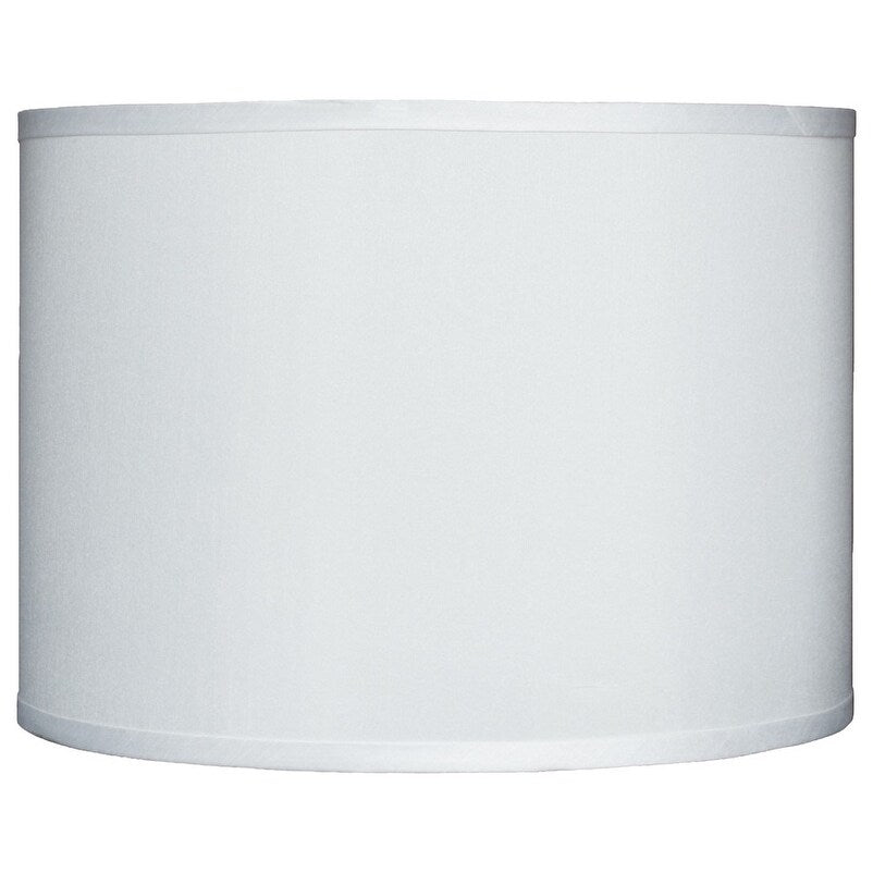 Abat-jour tambour classique en fausse soie de 8 à 16 pouces disponible