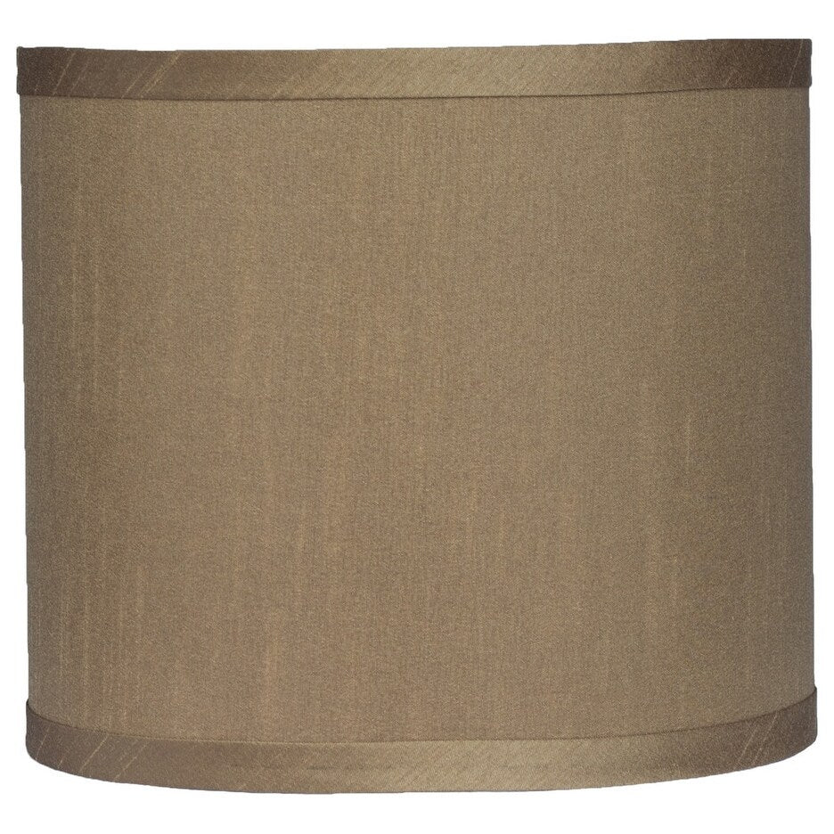 Abat-jour tambour classique en fausse soie de 8 à 16 pouces disponible