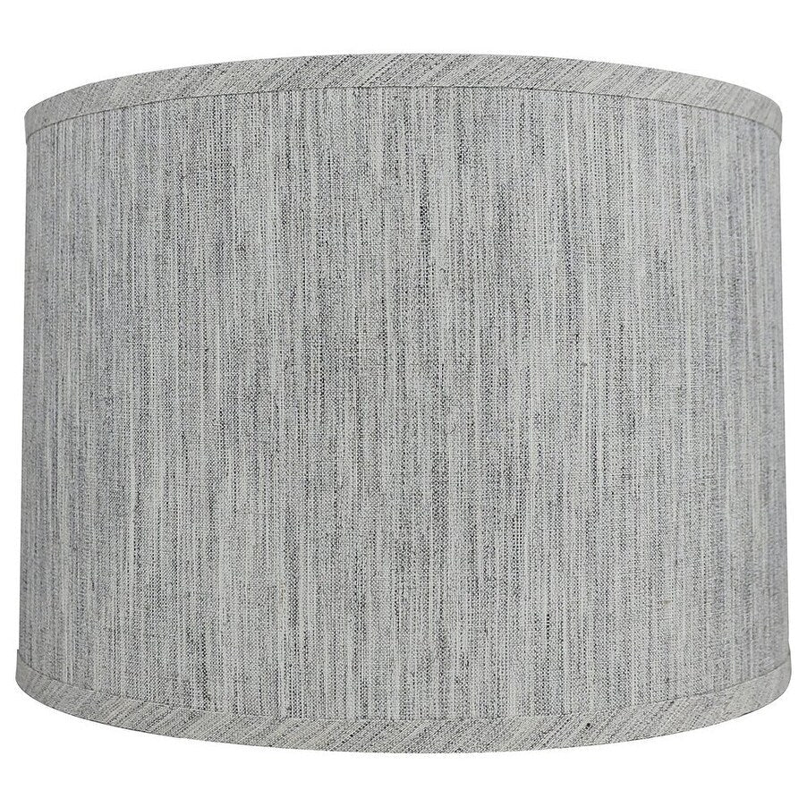 Abat-jour tambour classique en lin lisse, taille inférieure : 8 à 16