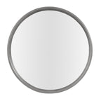 Miroir mural rond classique avec cadre en bois