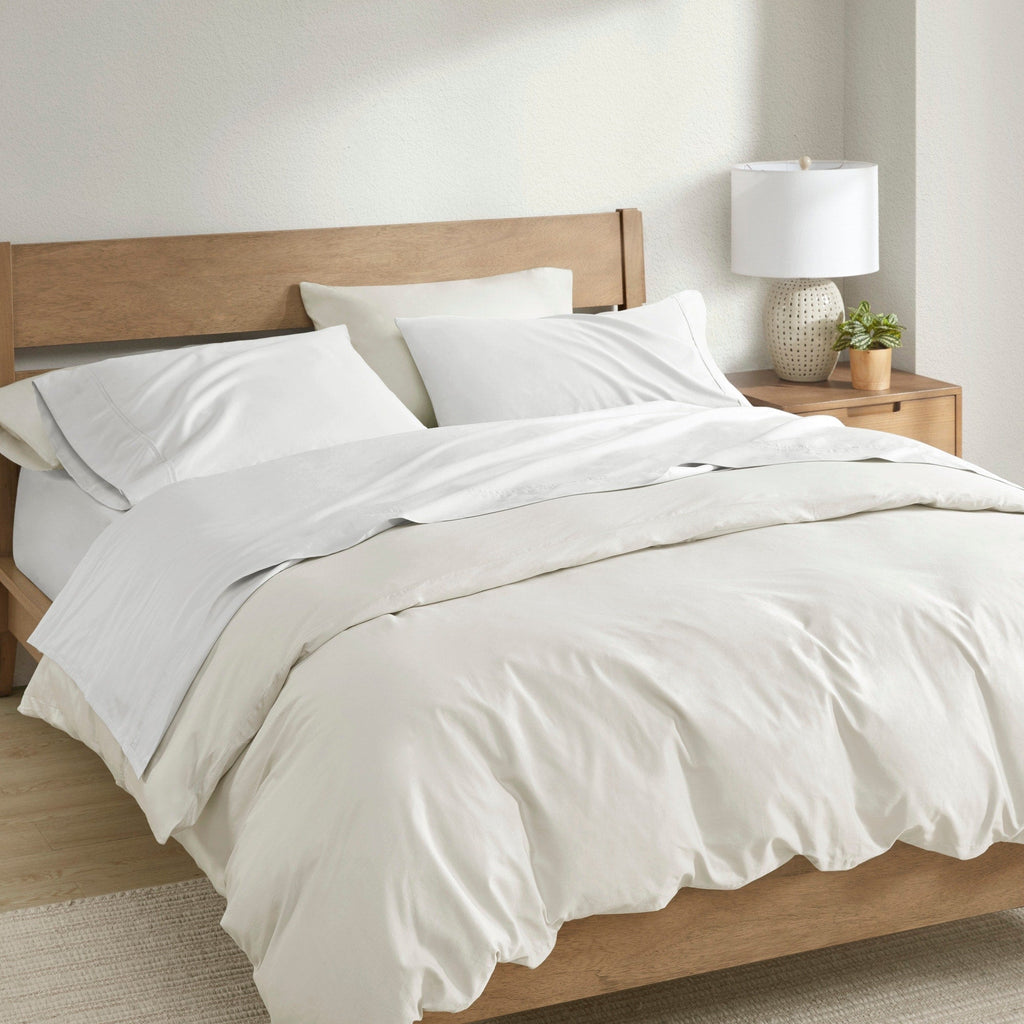 Ensemble de draps en coton Clean Spaces 300 fils BCI