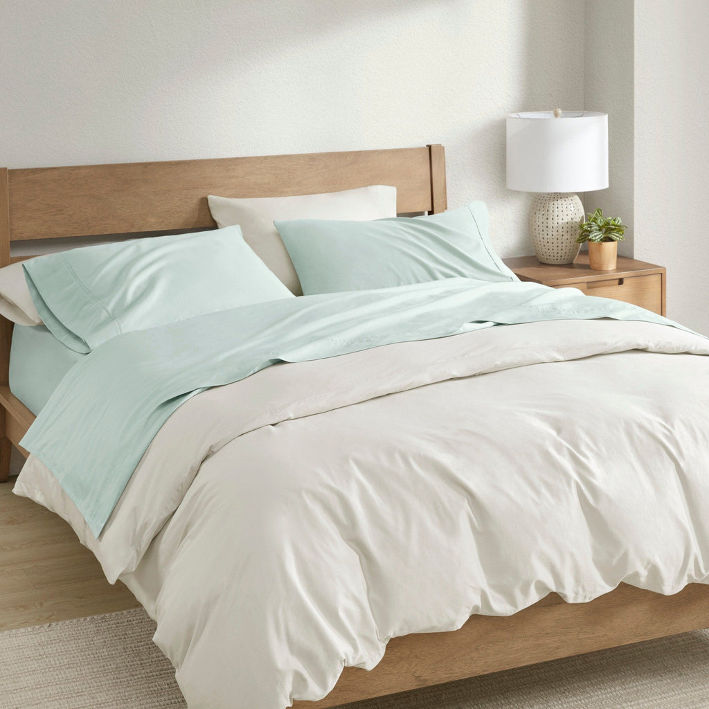 Ensemble de draps en coton Clean Spaces 300 fils BCI