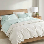 Ensemble de draps en coton Clean Spaces 300 fils BCI