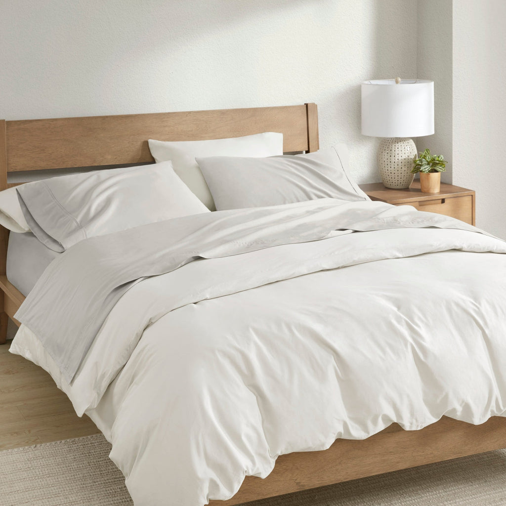 Ensemble de draps en coton Clean Spaces 300 fils BCI