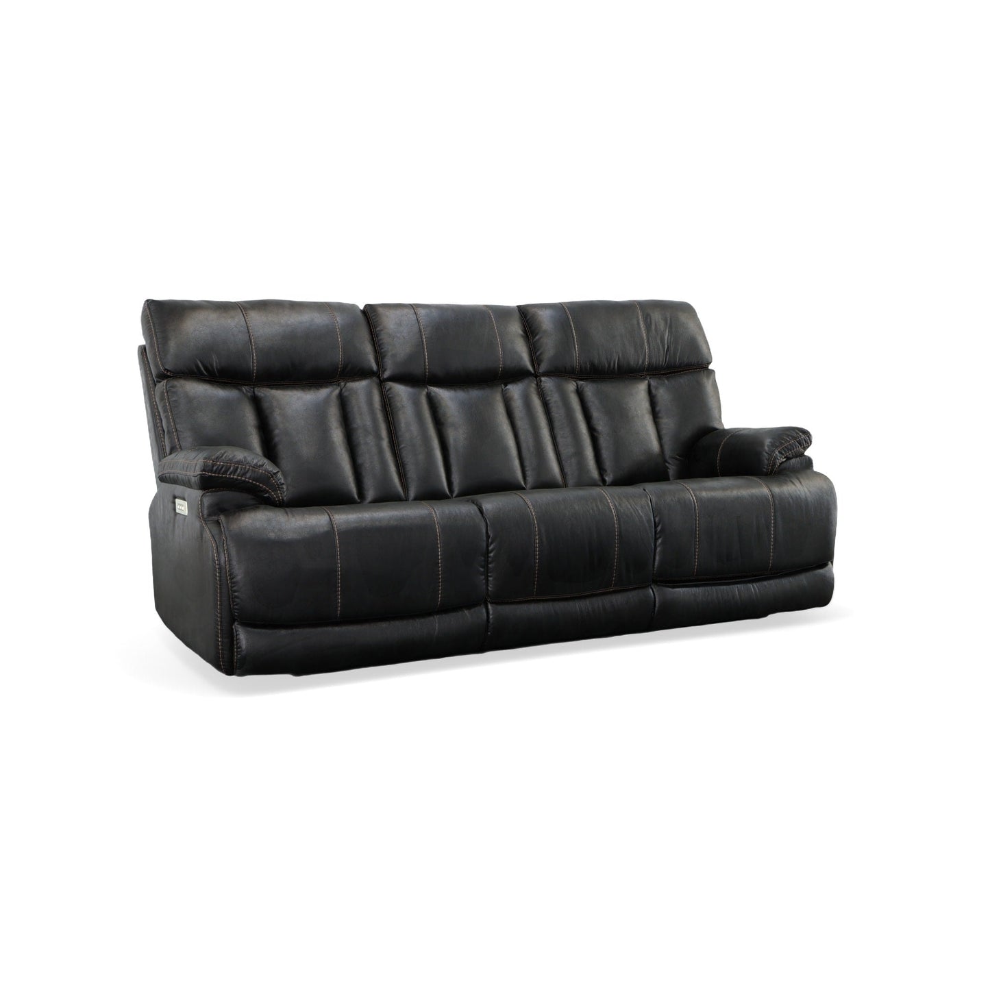 Canapé inclinable électrique Clive avec appuis-tête et soutien lombaire électriques par Flexsteel - 88 x 43 x 41
