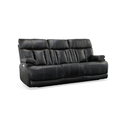 Canapé inclinable électrique Clive avec appuis-tête et soutien lombaire électriques par Flexsteel - 88 x 43 x 41