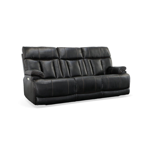 Canapé inclinable électrique Clive avec appuis-tête et soutien lombaire électriques par Flexsteel - 88 x 43 x 41
