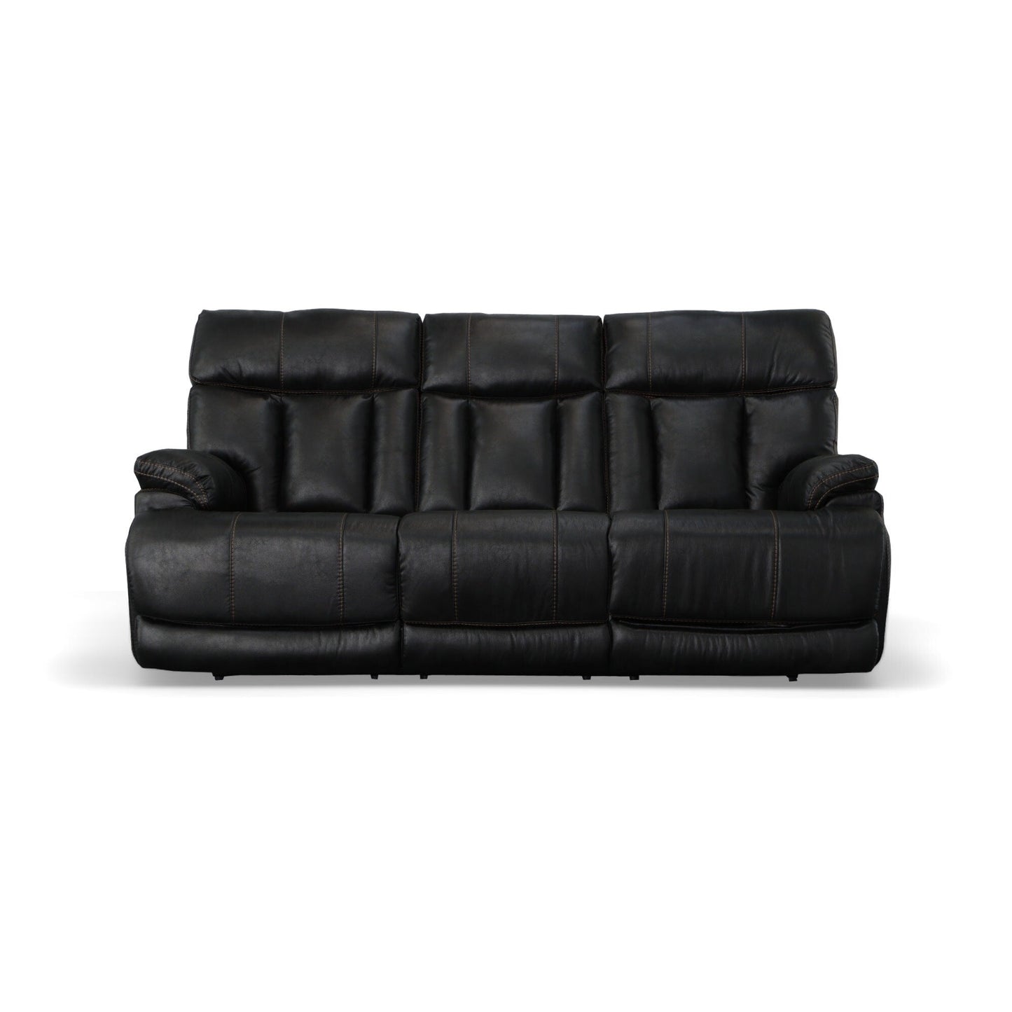 Canapé inclinable électrique Clive avec appuis-tête et soutien lombaire électriques par Flexsteel - 88 x 43 x 41